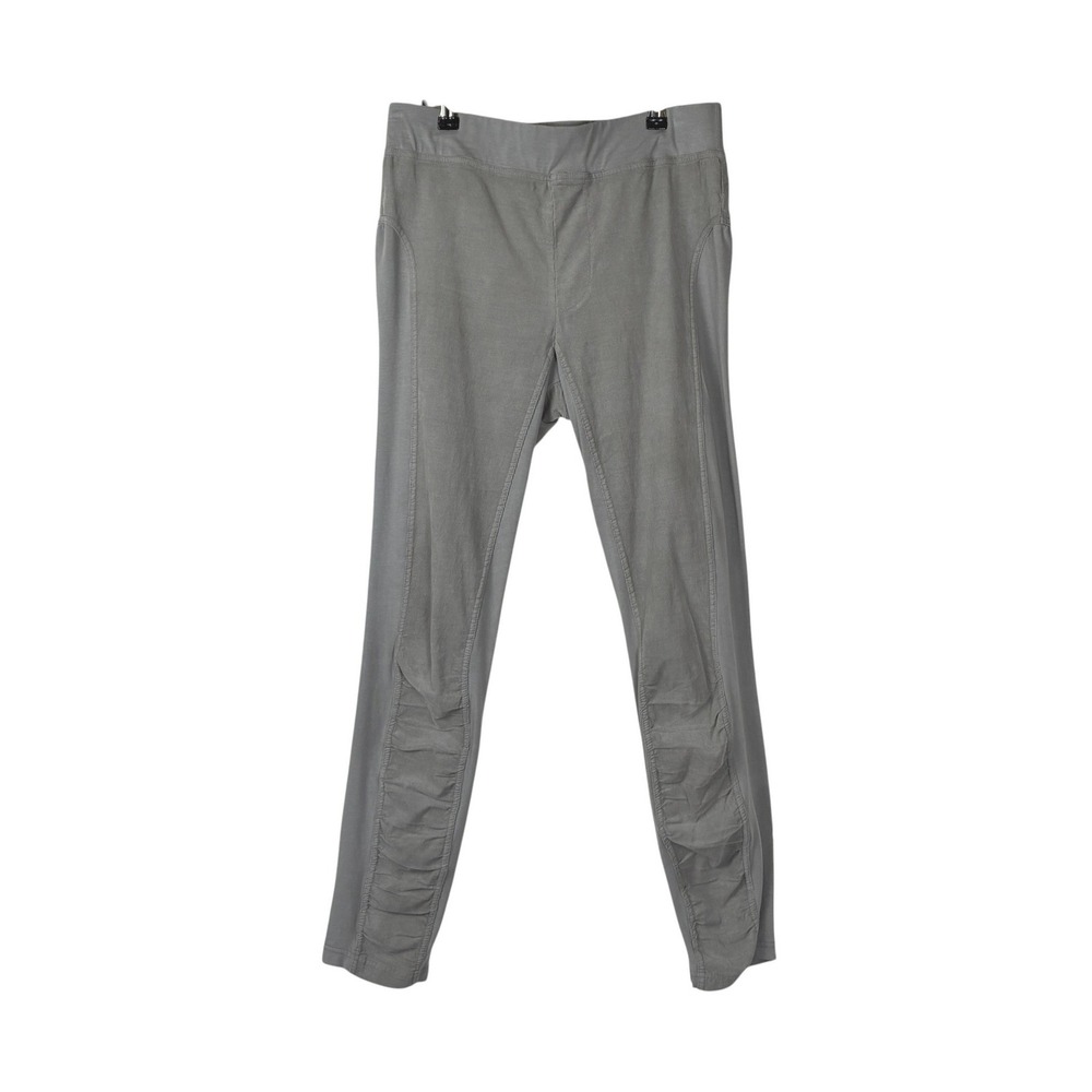 XCVI Wearables Womens Cord Oslo Legging Size S Grey Green Lagenlook